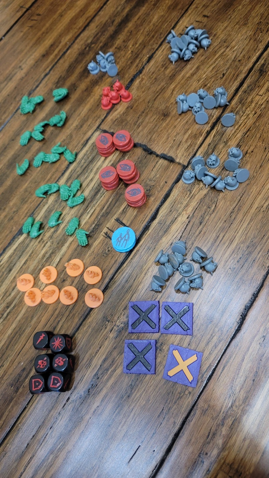 Hate Board Game – CMON – Complete Set of Player Tokens