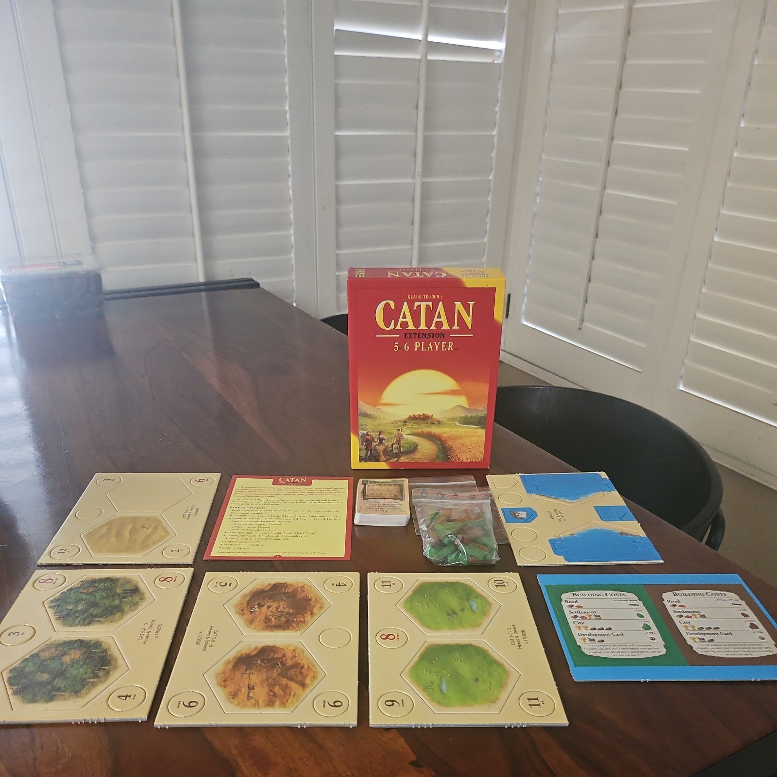Settlers of Catan 5-6 Player Extension Board Game – Complete In Box