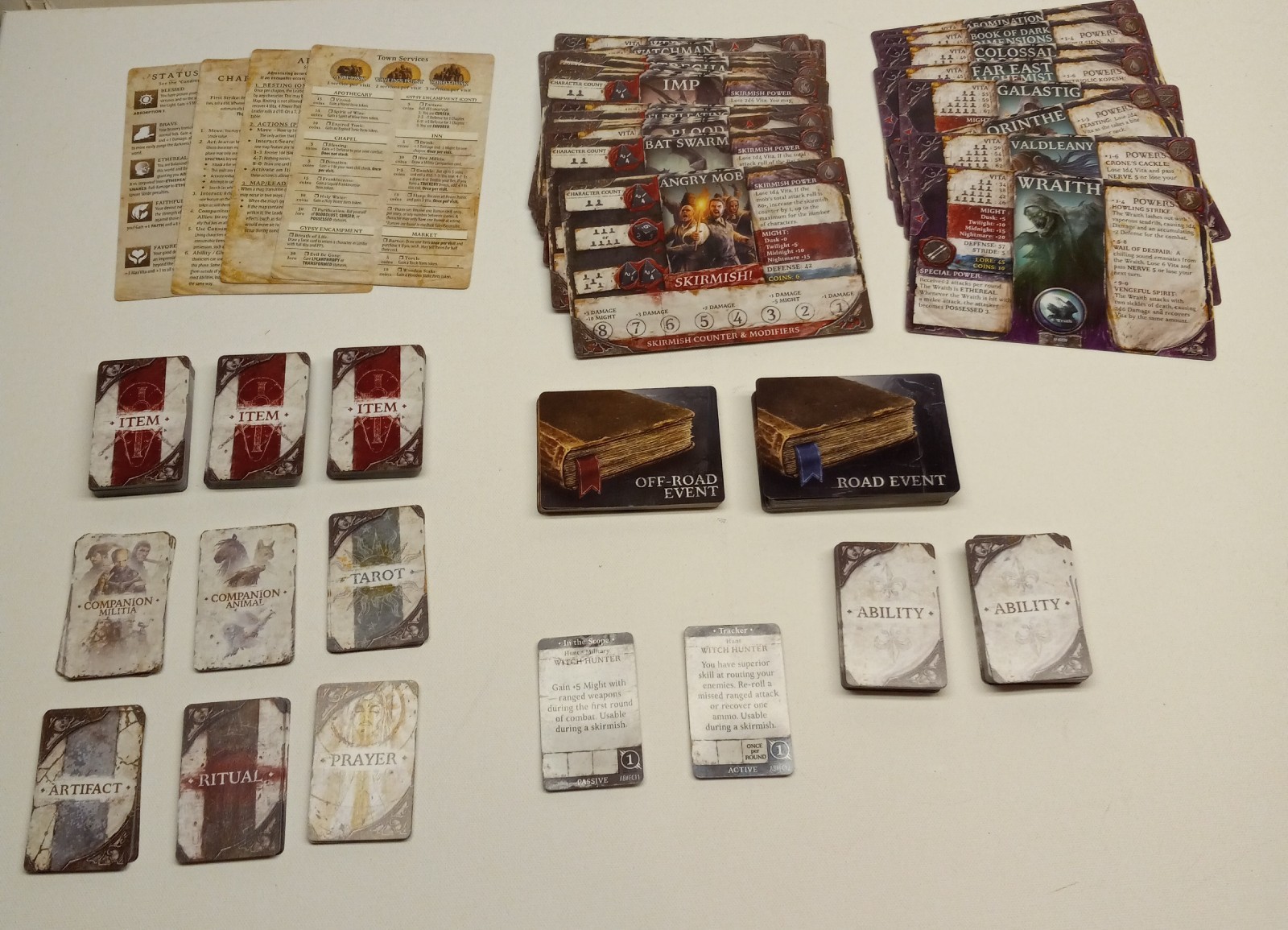 Folklore: The Affliction Second Edition Horror Fantasy Board Game