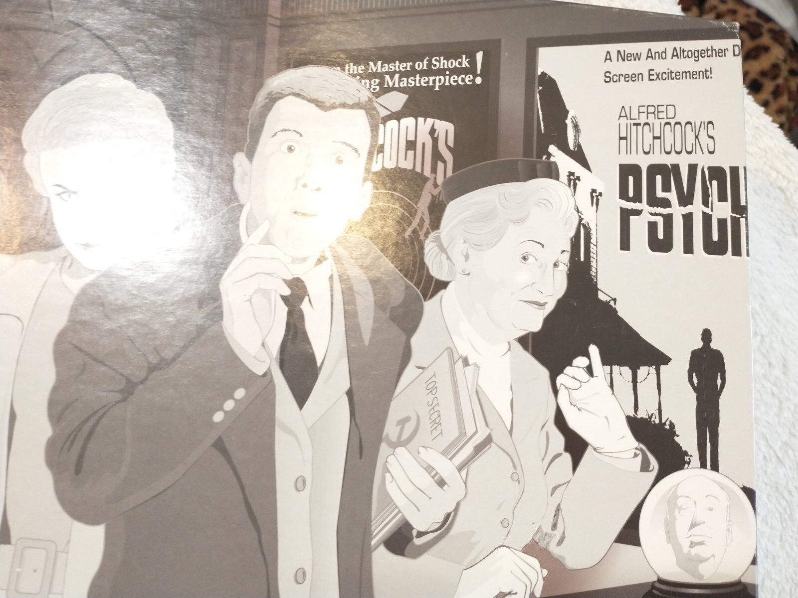 Clue Game Alfred Hitchcock Edition USAOPOLY 1999 USAoploy 100% Complete A21