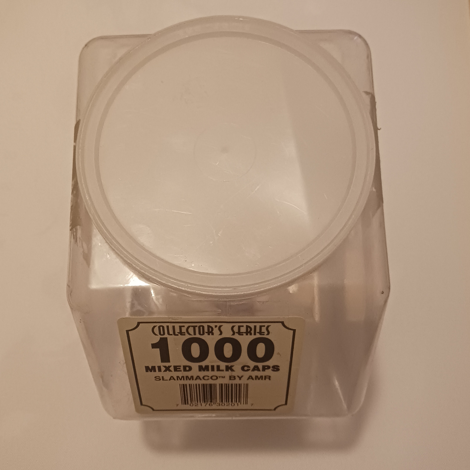 POG, SLAMMACO 1000 CAPS CONTAINER – Collector’s Series, Plastic Retro/Toy