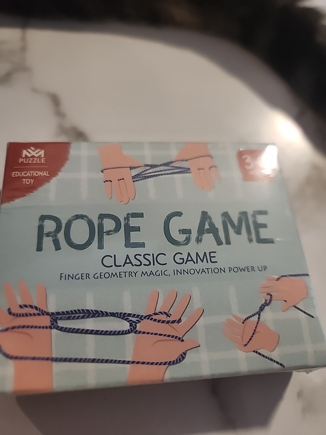 Rope Game, 3+ Years Educational Learning Toy Classic Finger Geometry Magic