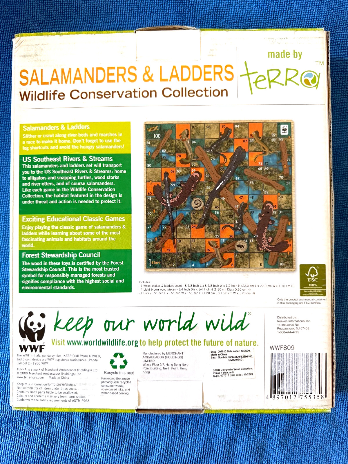 OOP SALAMANDERS (Snakes Chutes) AND LADDERS boardgame WOODEN BOARD game insects