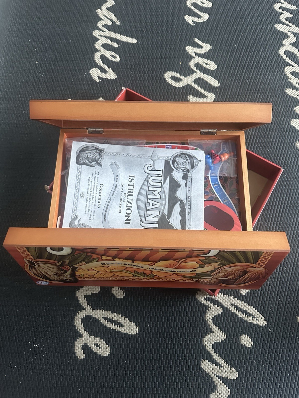 Spin Master Jumanji Board Game – Multicolor – Wooden Box