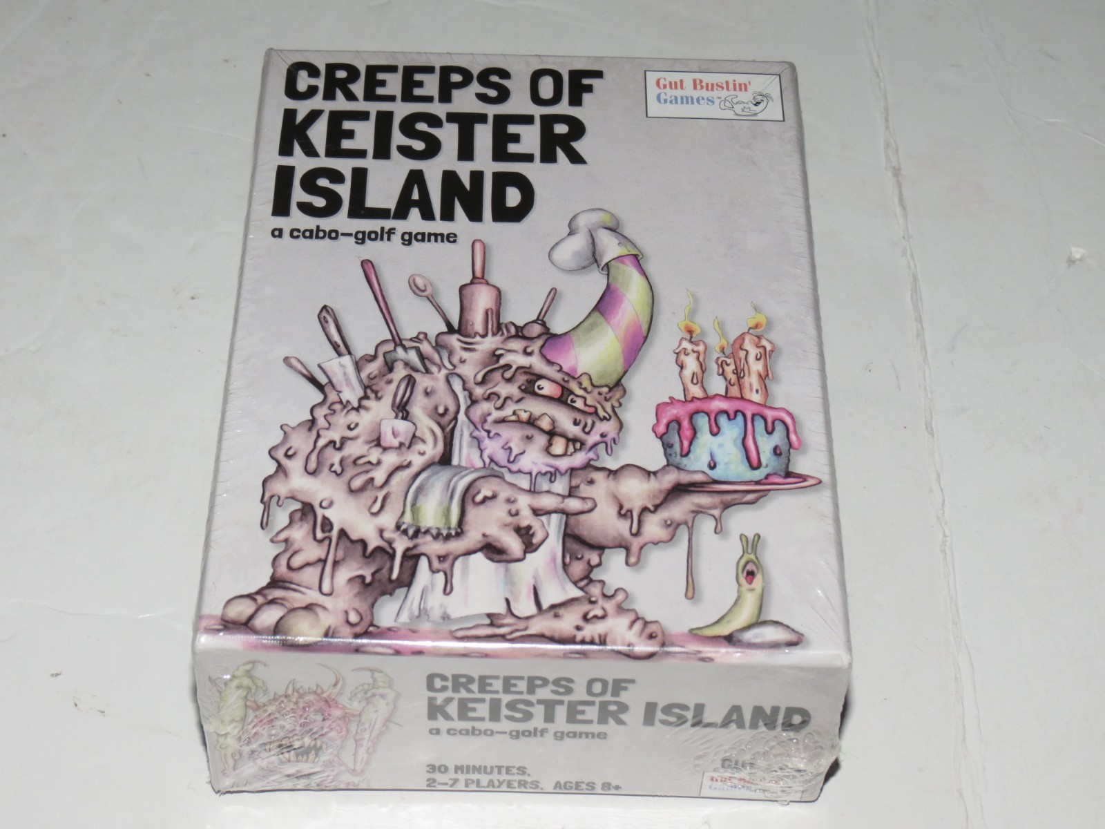 sh7 Gut Bustin’ Boardgame Creeps of Keister Island Box New