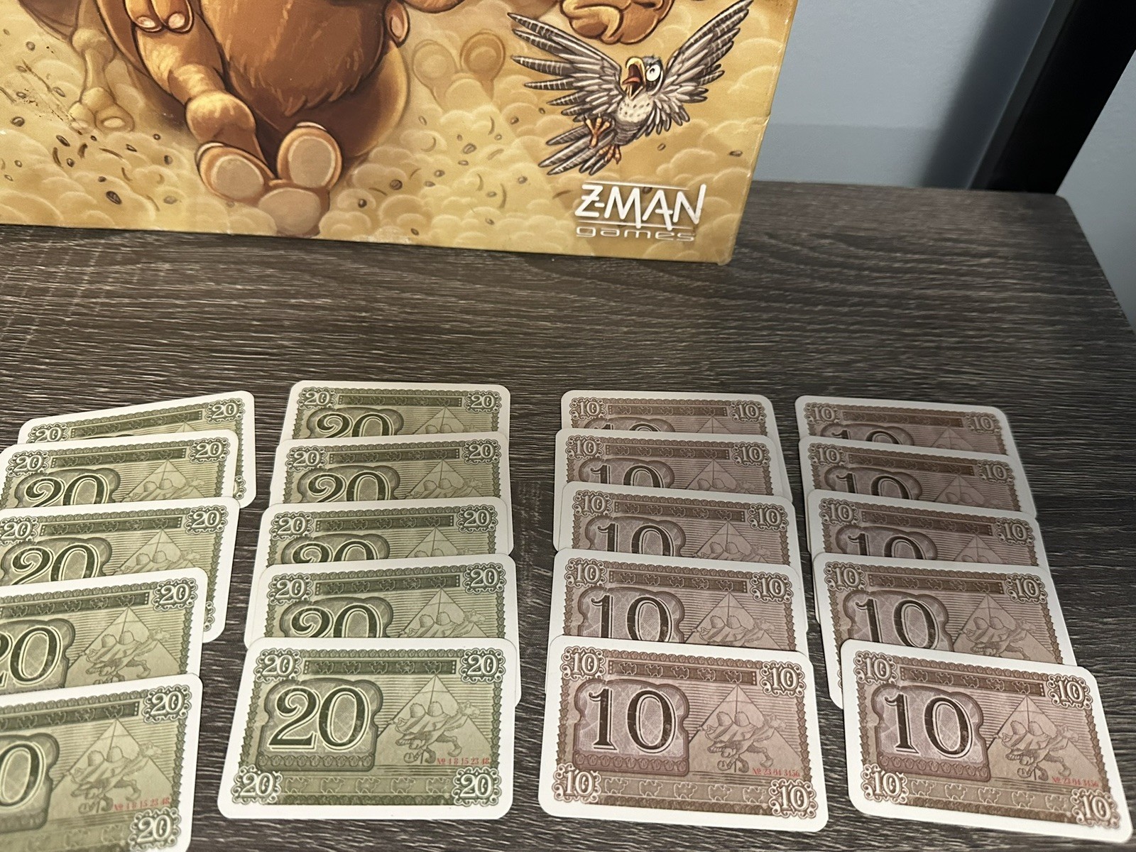 Camel Up Board Game First Edition Replacement Pieces Money Bills and Coins