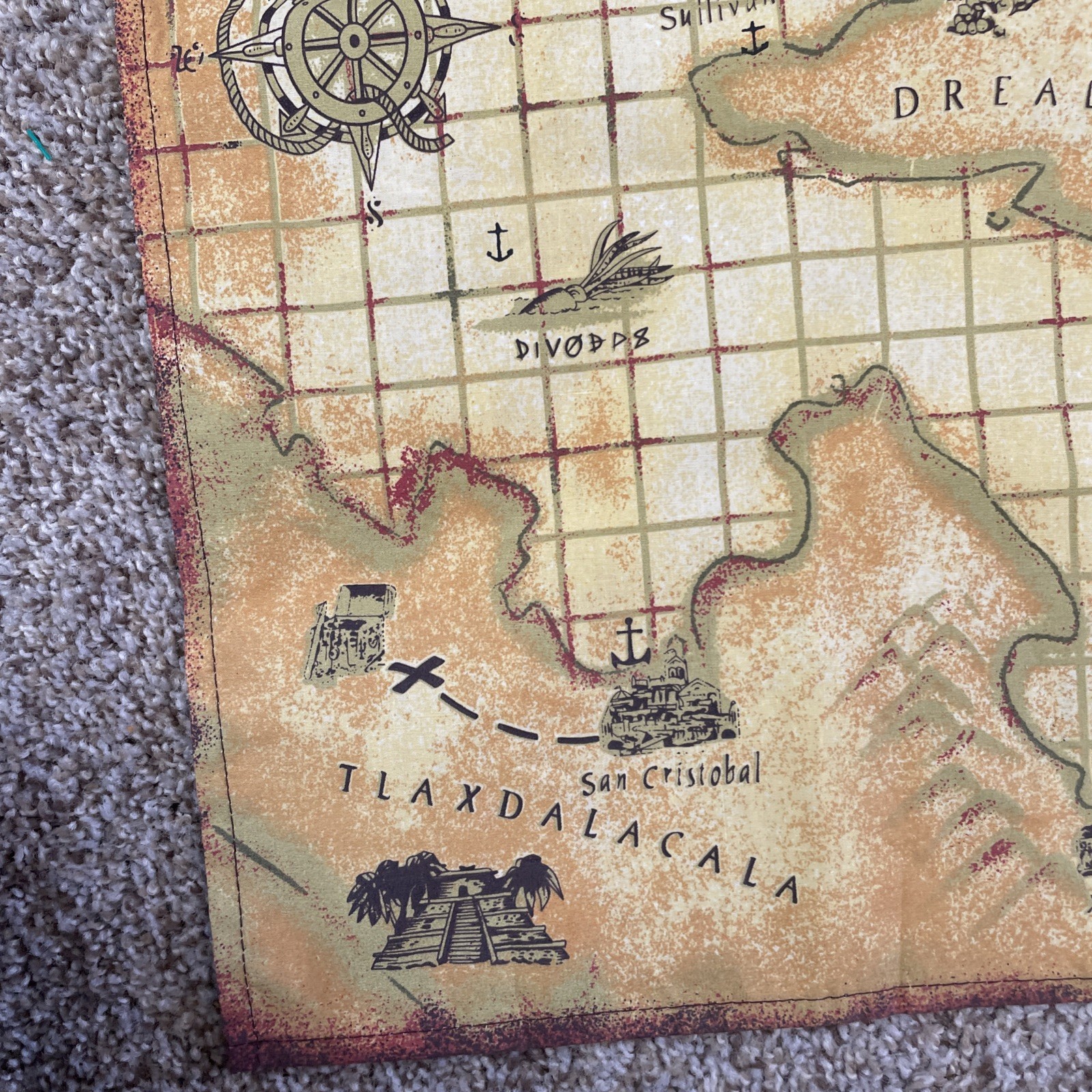 Dread Pirate Front Porch Classics Replacement Part – Cloth Map Playing Board