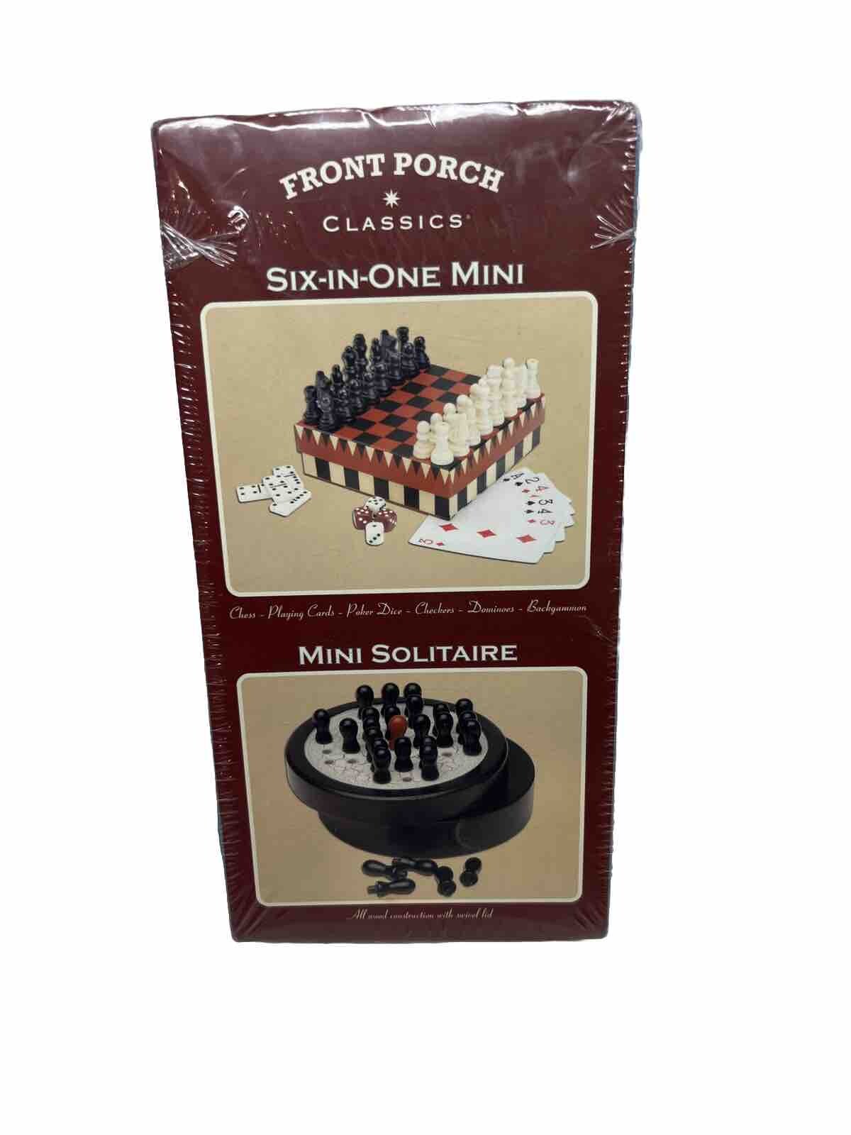 Front Porch Classics mini solitaire six in one games