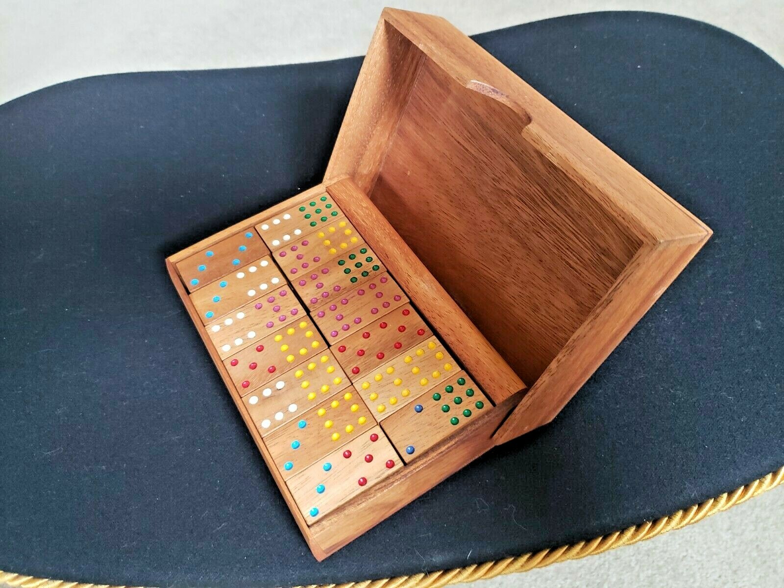 Dominos game made with Exotic Monkey Pod Wood from Thailand