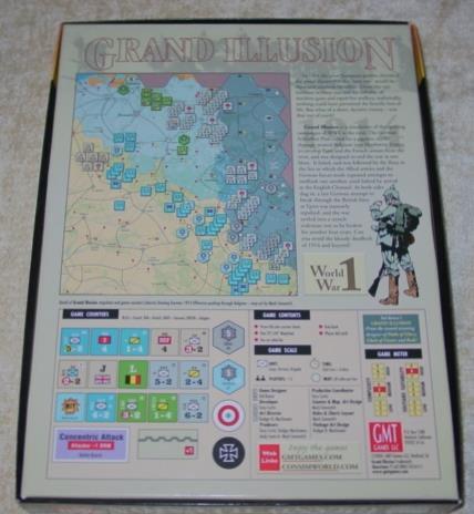 GMT Game – GRAND ILLUSION – Mirage of Glory, 1914 (UNP) +P500 Exclusive Scenario