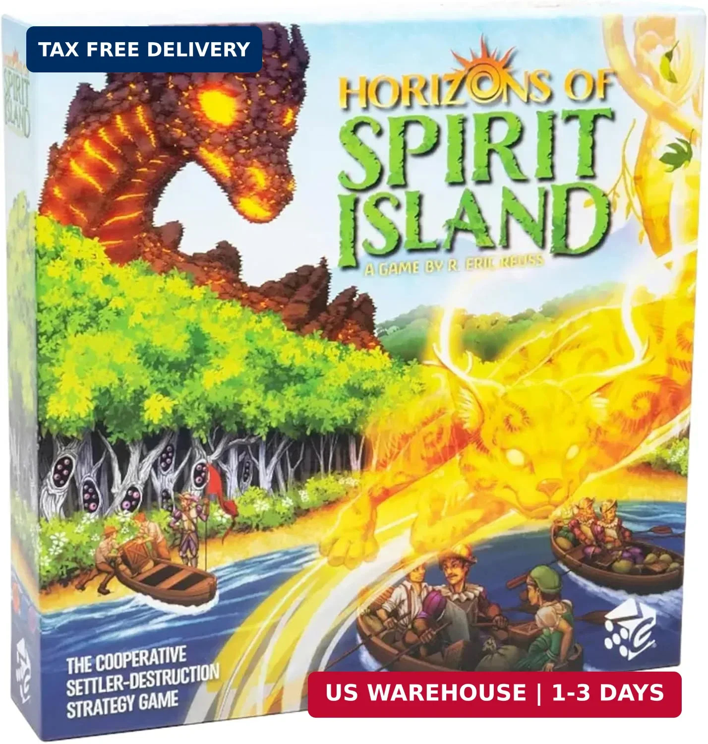 Greater Than Games | Horizons of Spirit Island | Cooperative Strategy Board Game