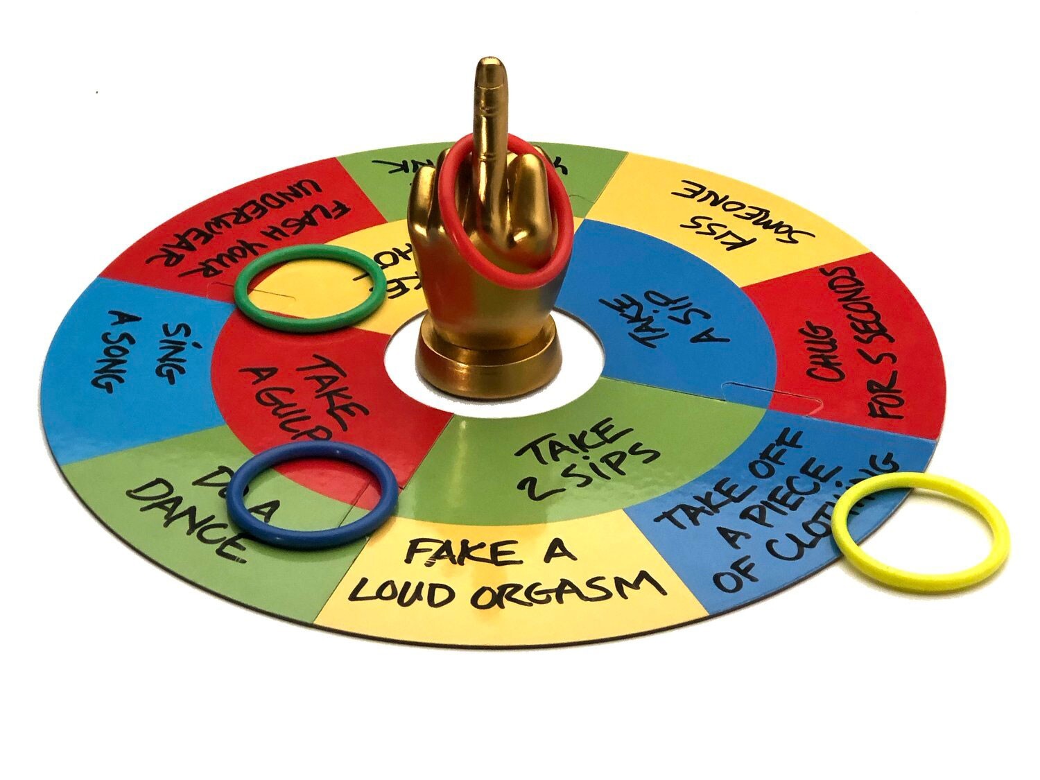 Let’s Get F Up Ring Toss Adult Party Game