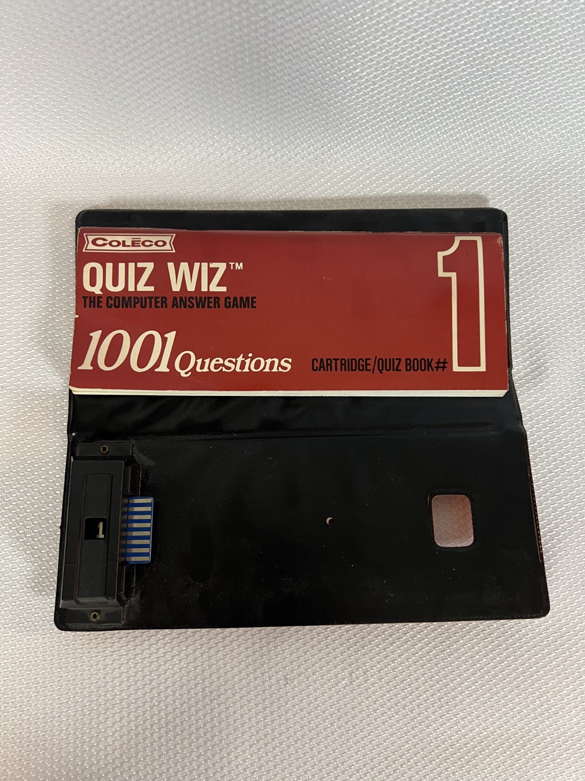 Coleco Quiz Game Computer Answer Game w/ Cartridge + Books 1, 3, 4, 5, 7, 8, 18