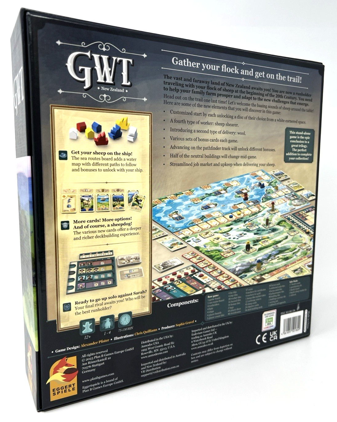 Great Western Trail: New Zealand – Excellent Condition – Unpunched