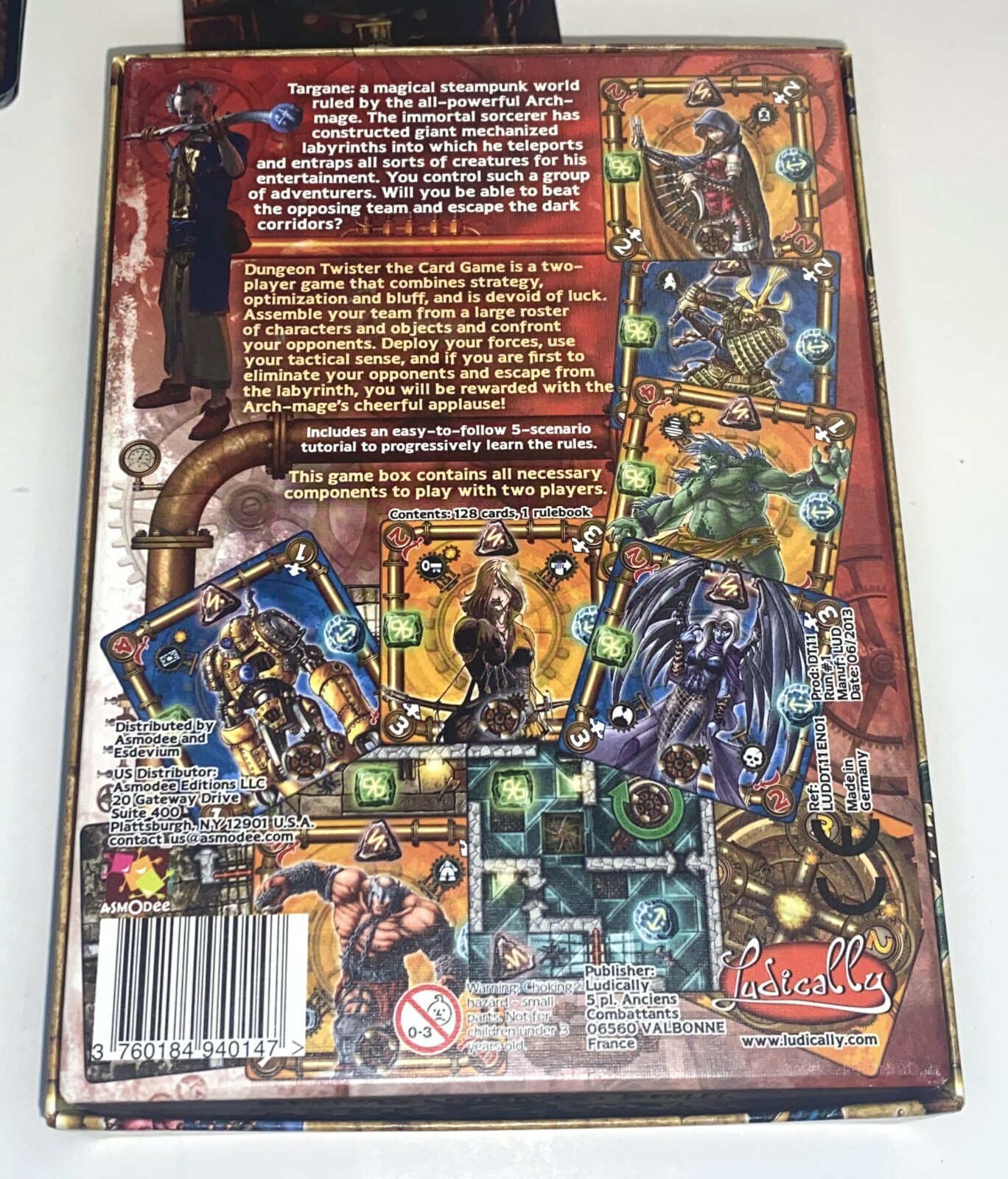 Dungeon Twister – The Card Game by Ludically, Asmodee & Esdevium 2013