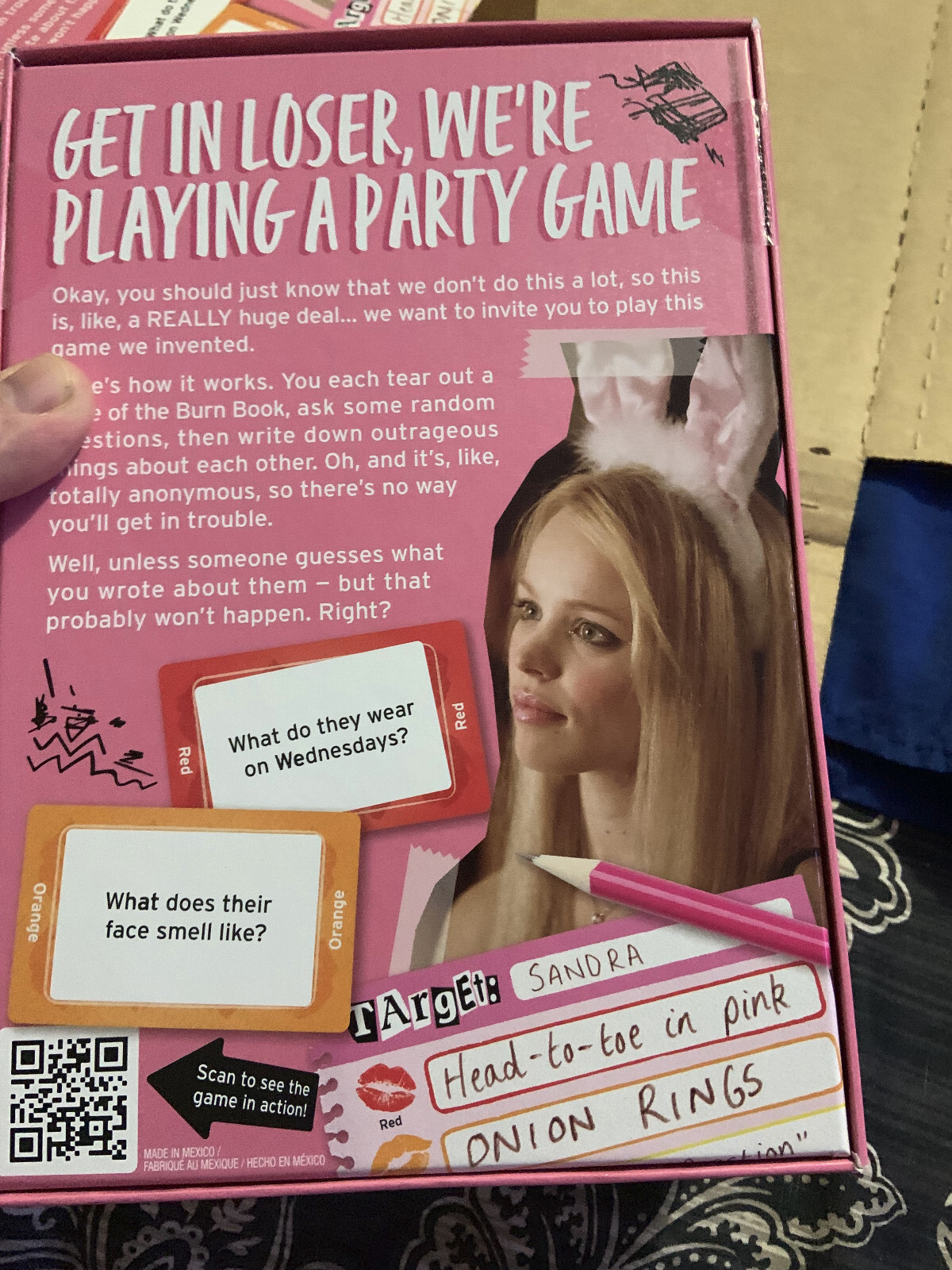 Burn Book Mean Girls The Party Game Big Potato Sealed Box