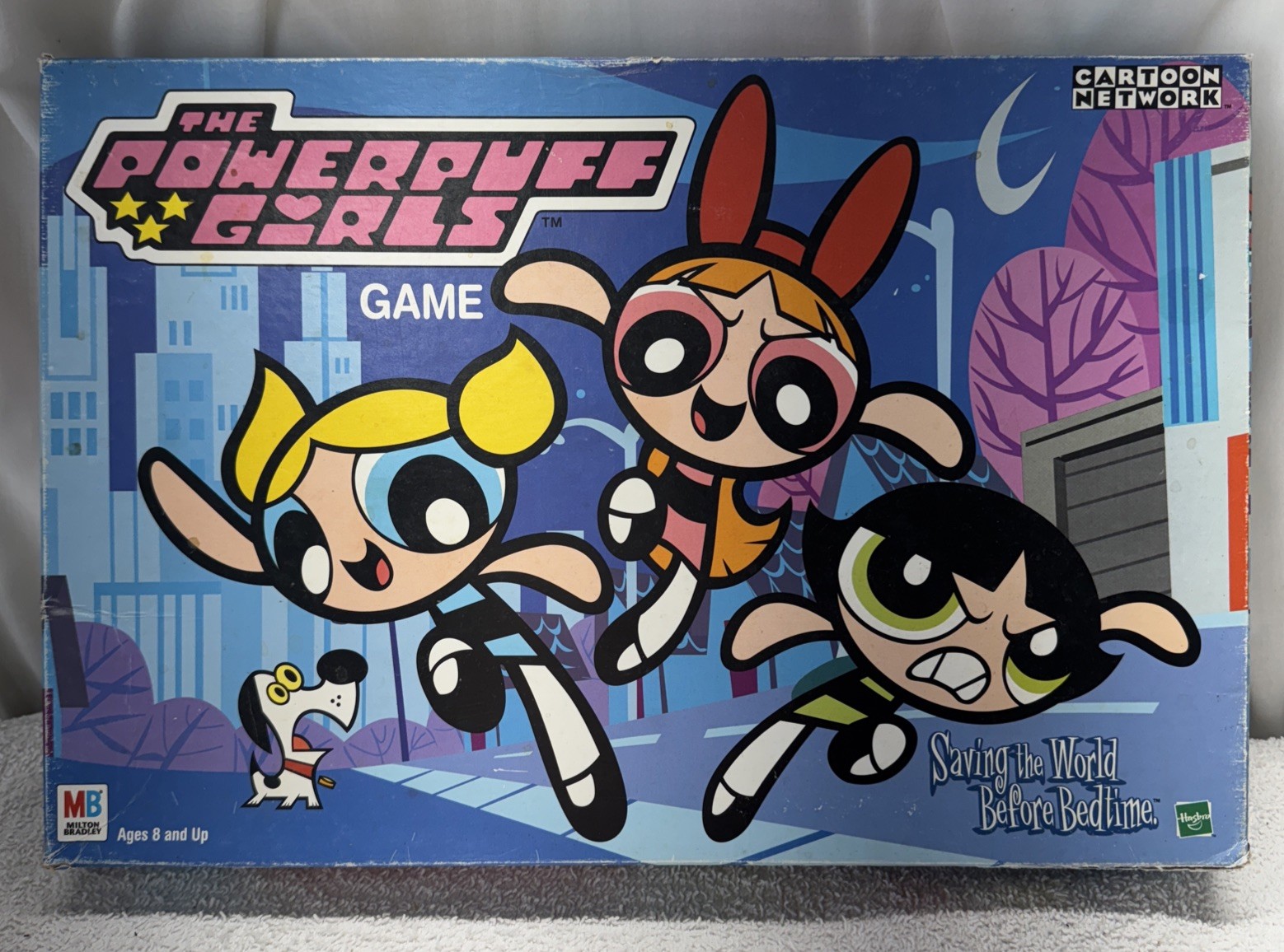 The Powerpuff Girls Board Game Cartoon Network Hasbro 2000 Not Complete