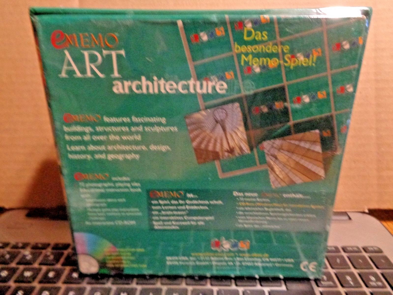 Ekos eMemo 72 Photographic Tile Matching Art Architecture Tabletop CD-ROM Game