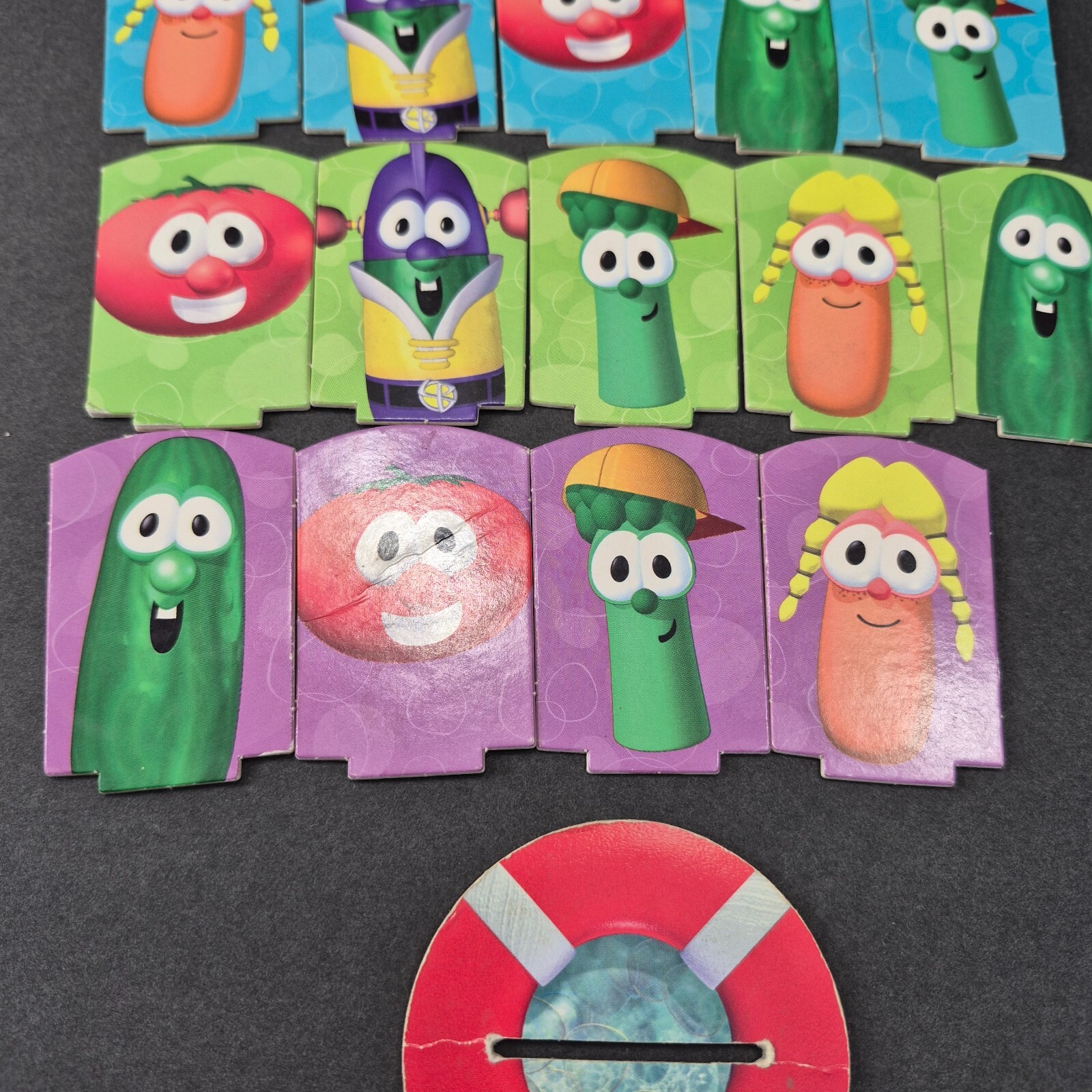 Vtg 1999 VeggieTales Don’t Sink in the Sink Game Talicor Replacement Characters