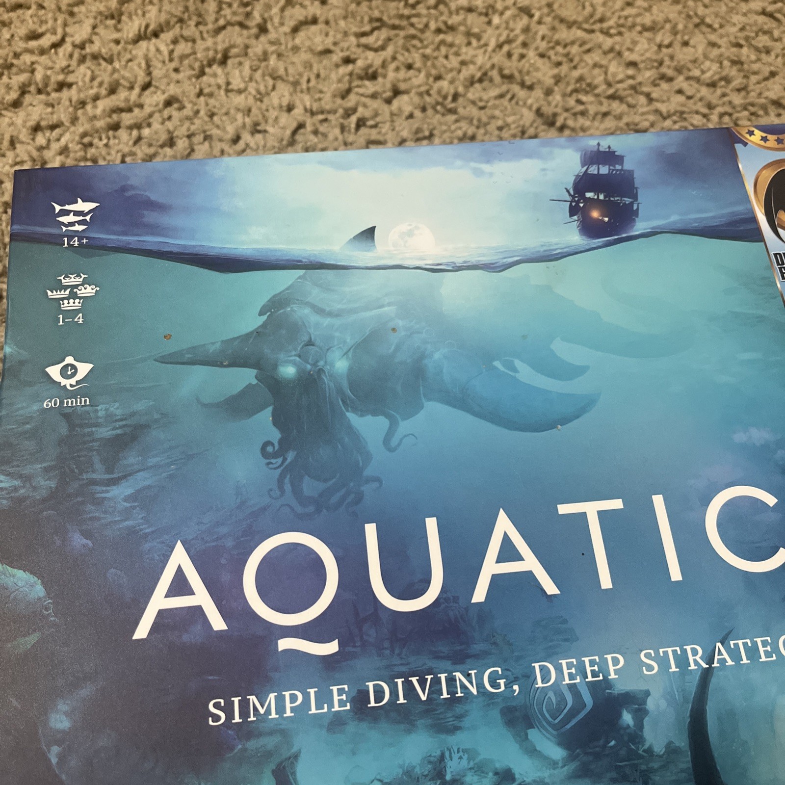 Aquatica Strategy Board Game by Arcane Wonders & Ivan Tuzovsky, New Open Box