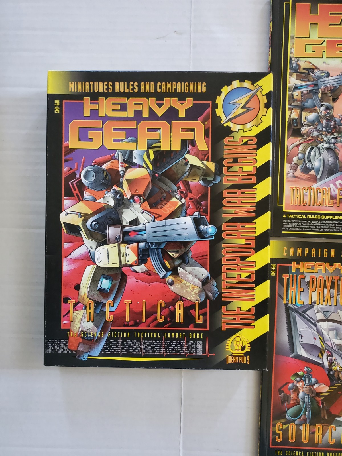 Heavy Gear Tactical Game Incomplete Miniatures Combat RPG and Sourcebooks READ
