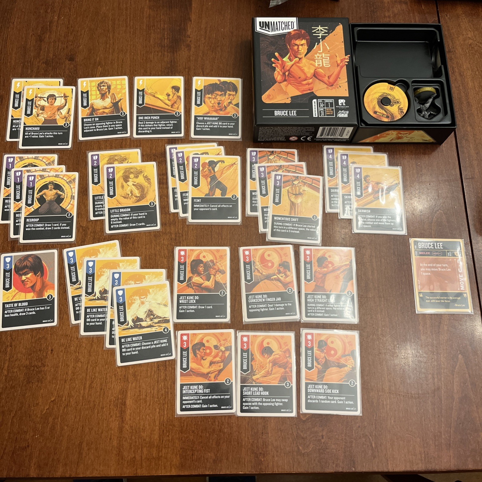Unmatched BRUCE LEE Expansion Complete, RESTORATION GAMES