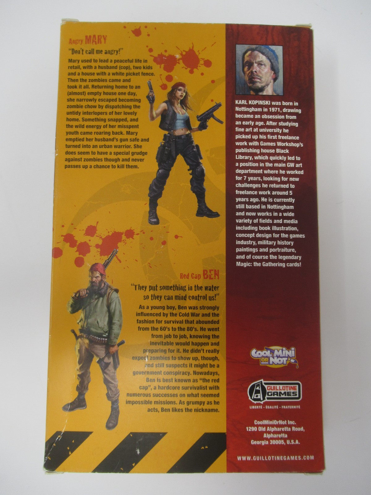 Zombicide Karl Kopinski Special Guest Box Miniatures Set Complete