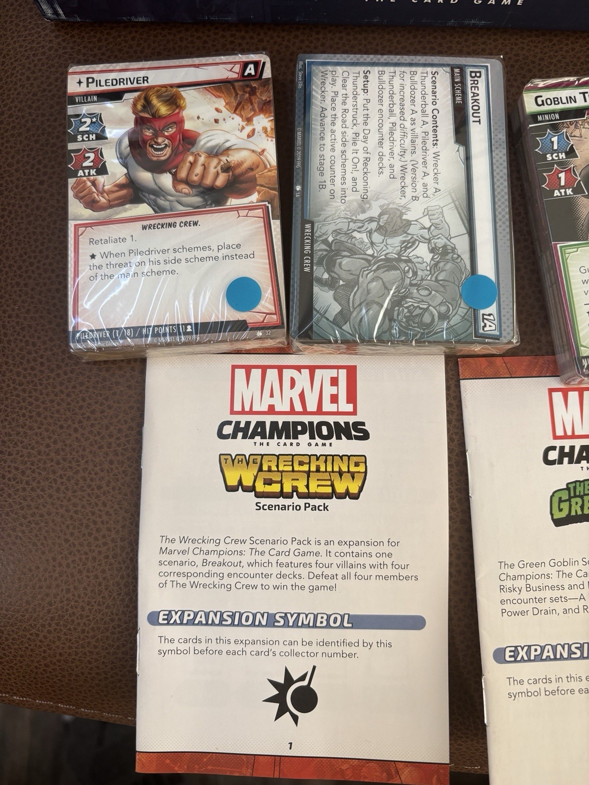 Marvel Champions Base Game + Hero Packs Captain America Thor Ms Marvel + MORE