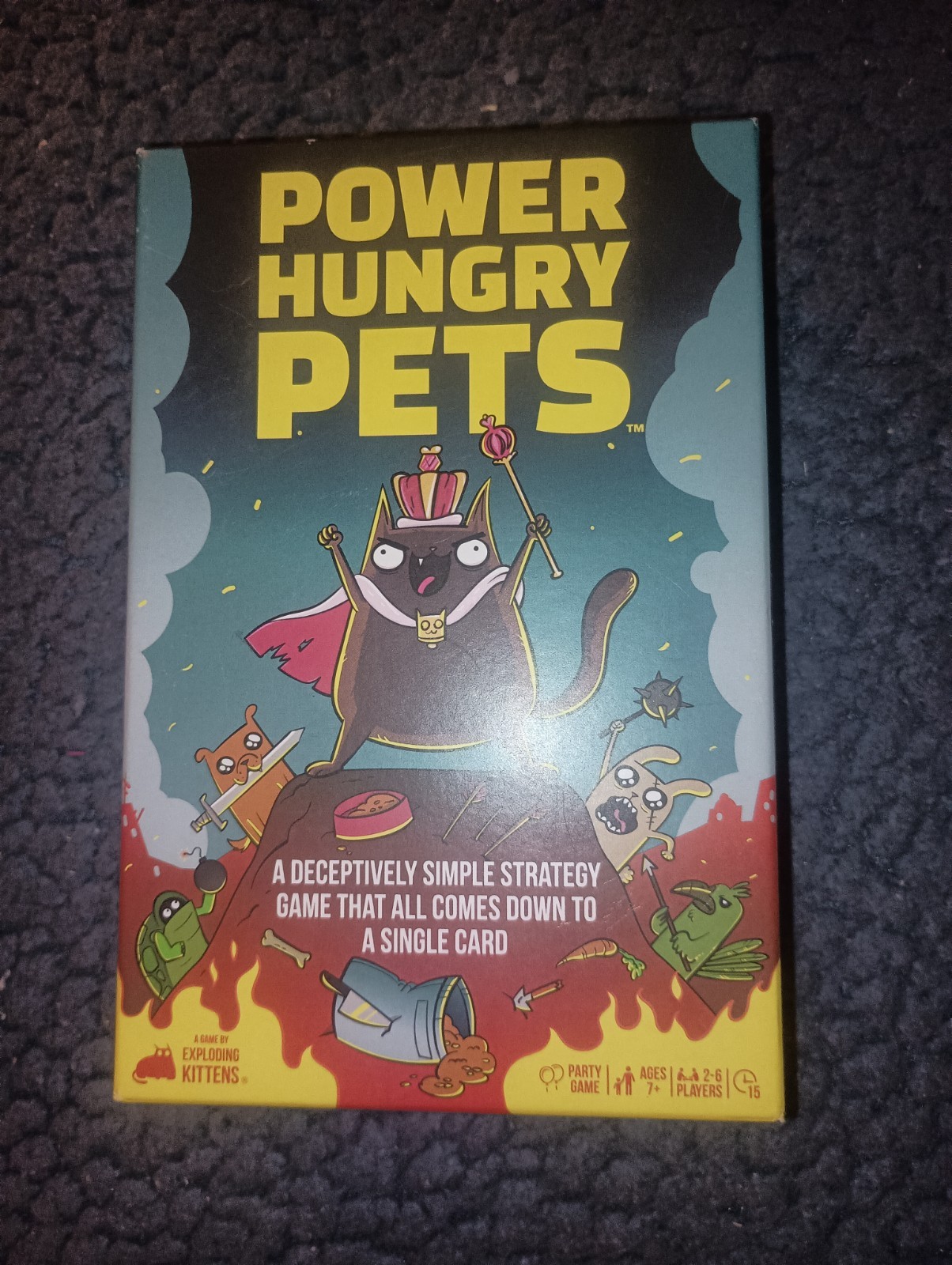 Exploding Kittens: Power Hungry Pets – Board Game Party Game
