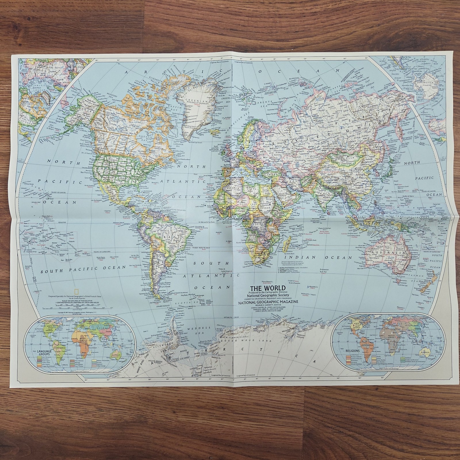 National Geographic GLOBAL PURSUIT Board Game 1987 Trivia Vintage COMPLETE