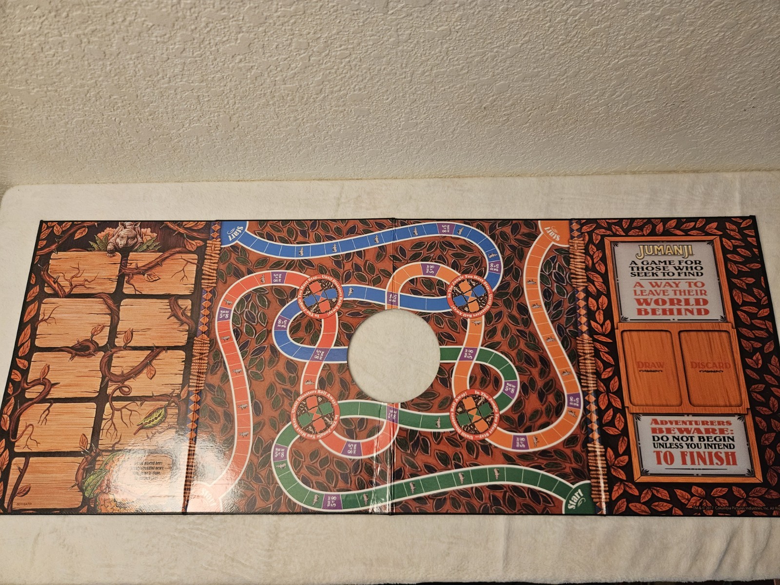 Cardinal Jumanji Board Game Complete Set 2017