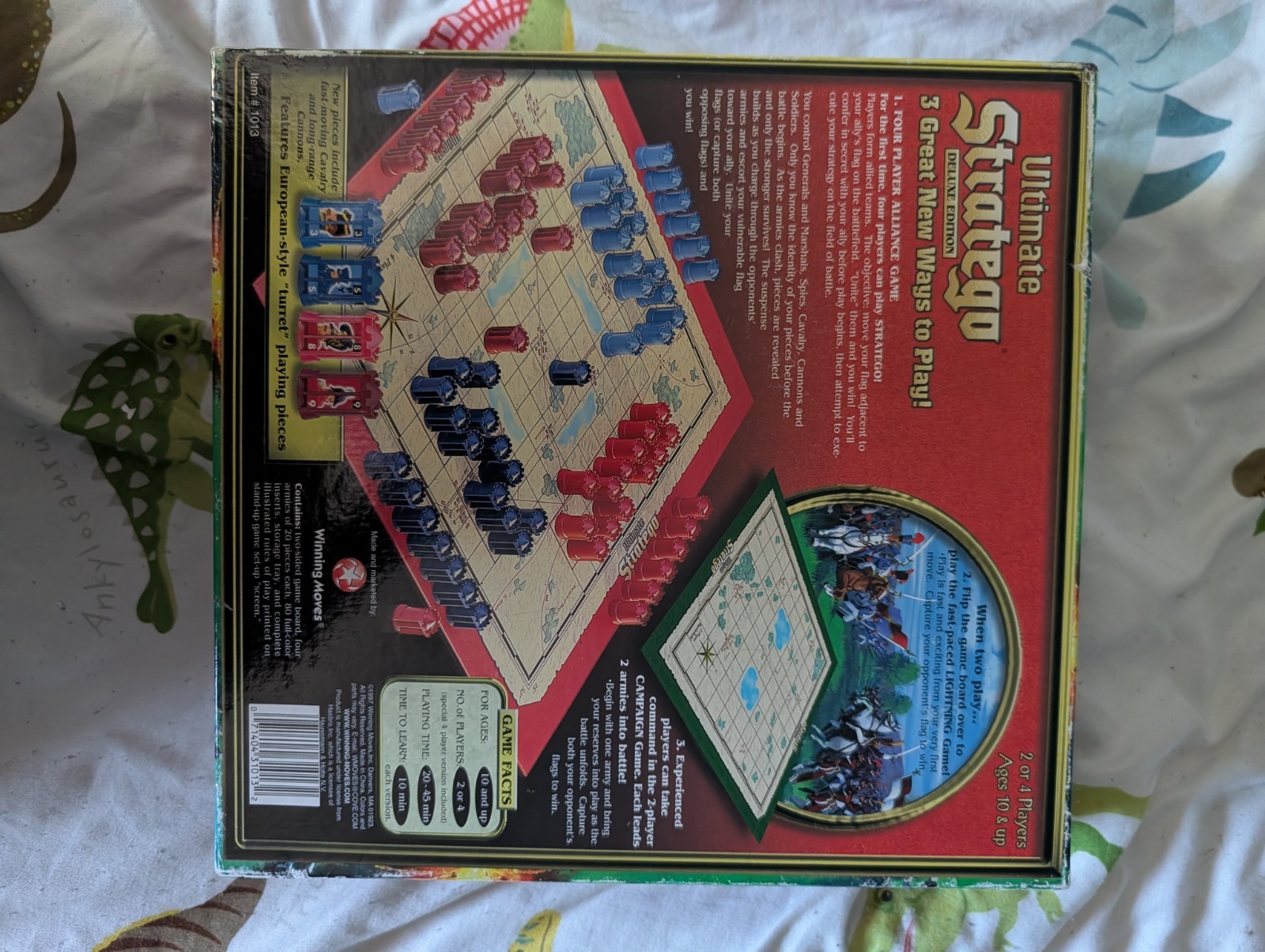 Ultimate Stratego Deluxe Edition Strategy Game 1997 Complete