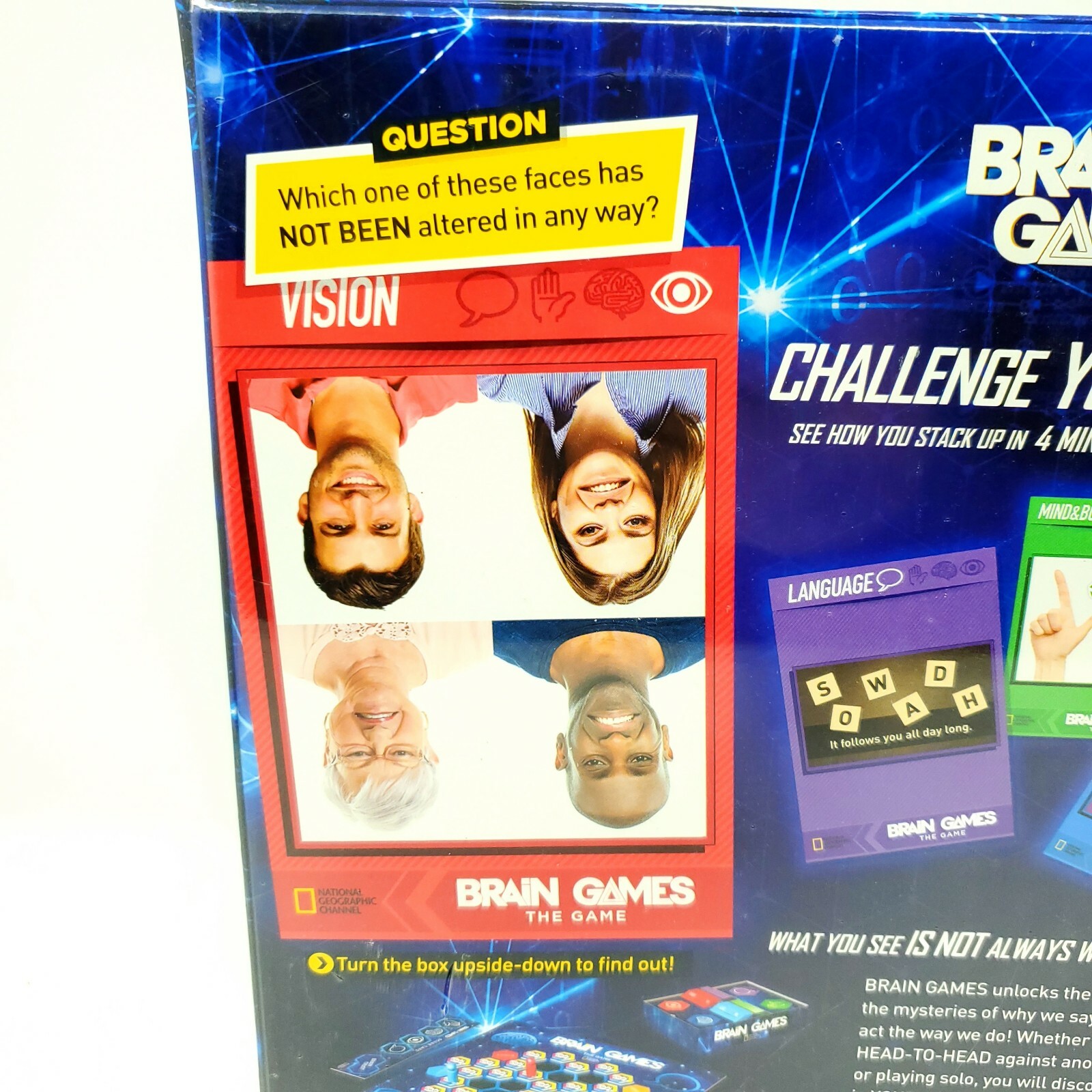 Brain Games board game, National Geographic/Buffalo Games, age 14+, new/sealed