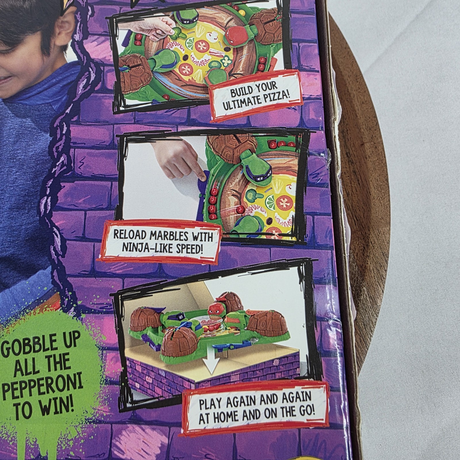 Hungry Hungry Hippos Turtles Edition TMNT Hasbro Game 100% Complete In Box