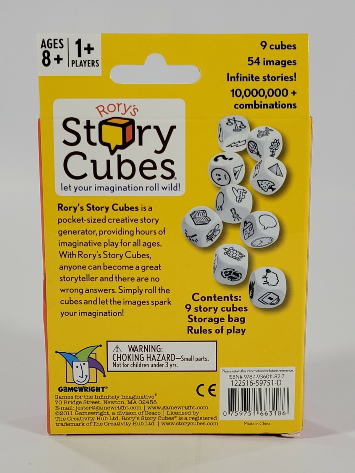 Rory’s Story Cubes Actions Zygomatic Set 9 Cubes 54 Images Family Game Education