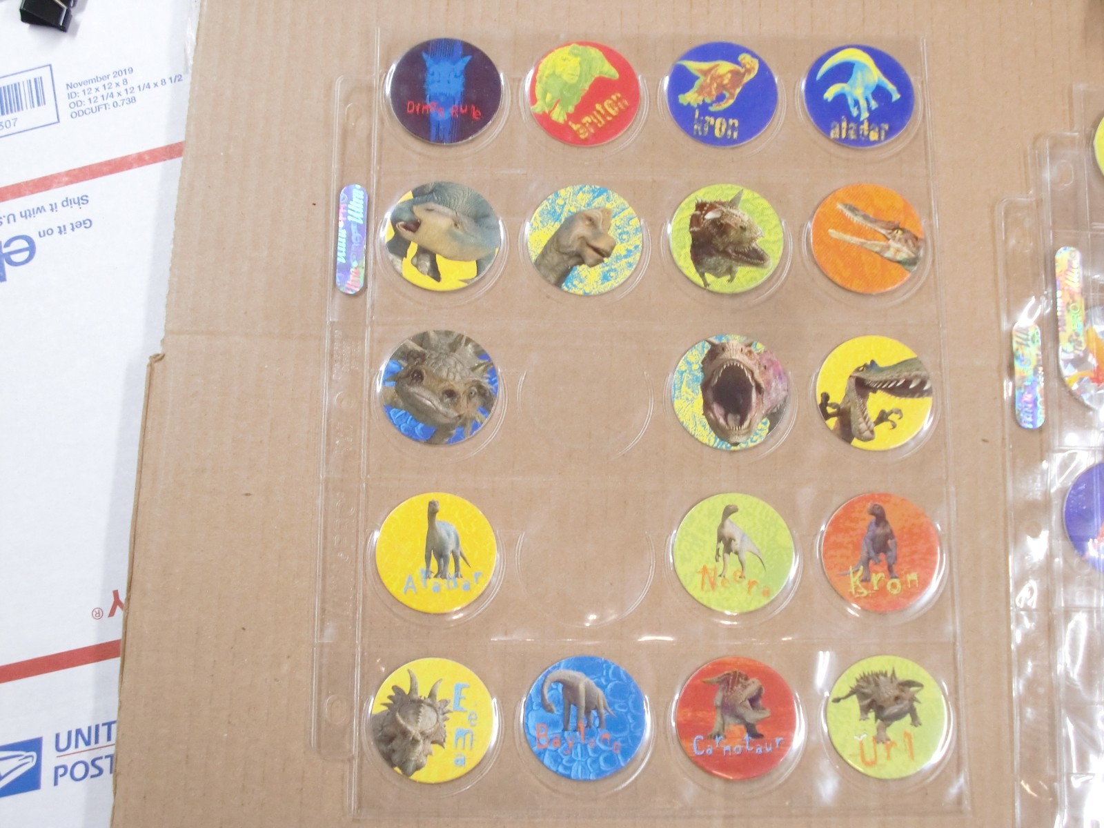 POGS/MILKCAPS DISNEY’S “DINOSAUR” BY MAGIC BOX INT. HAVE 88 OF 105 NEEDED