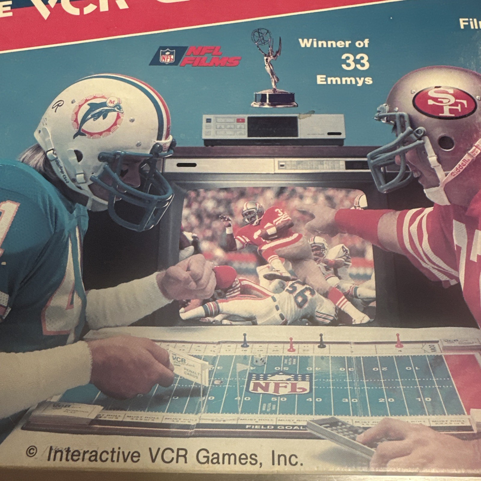 NFL Films The VCR Quarterback Game (RS3) Football Dolphins 49ers 1986 Sealed!!!
