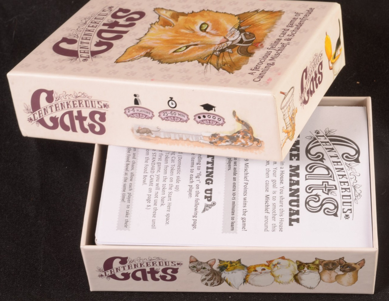 Card Games Schrodinger’s Cats Cantankerous Cats Strategy Ages 14+ 2-6