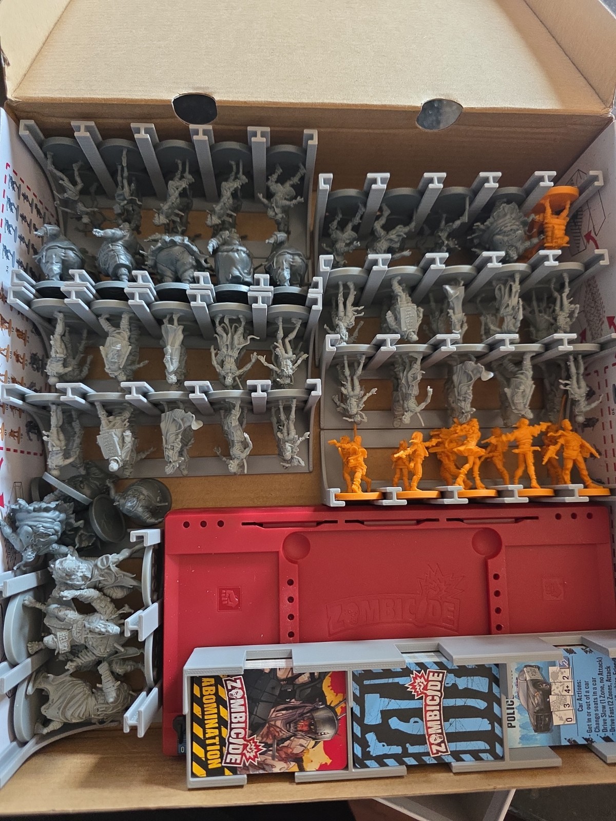 Zombicide 2nd Edition Complete – Upgrade Kit, Mini Holders, Two 3D Cars Lot!