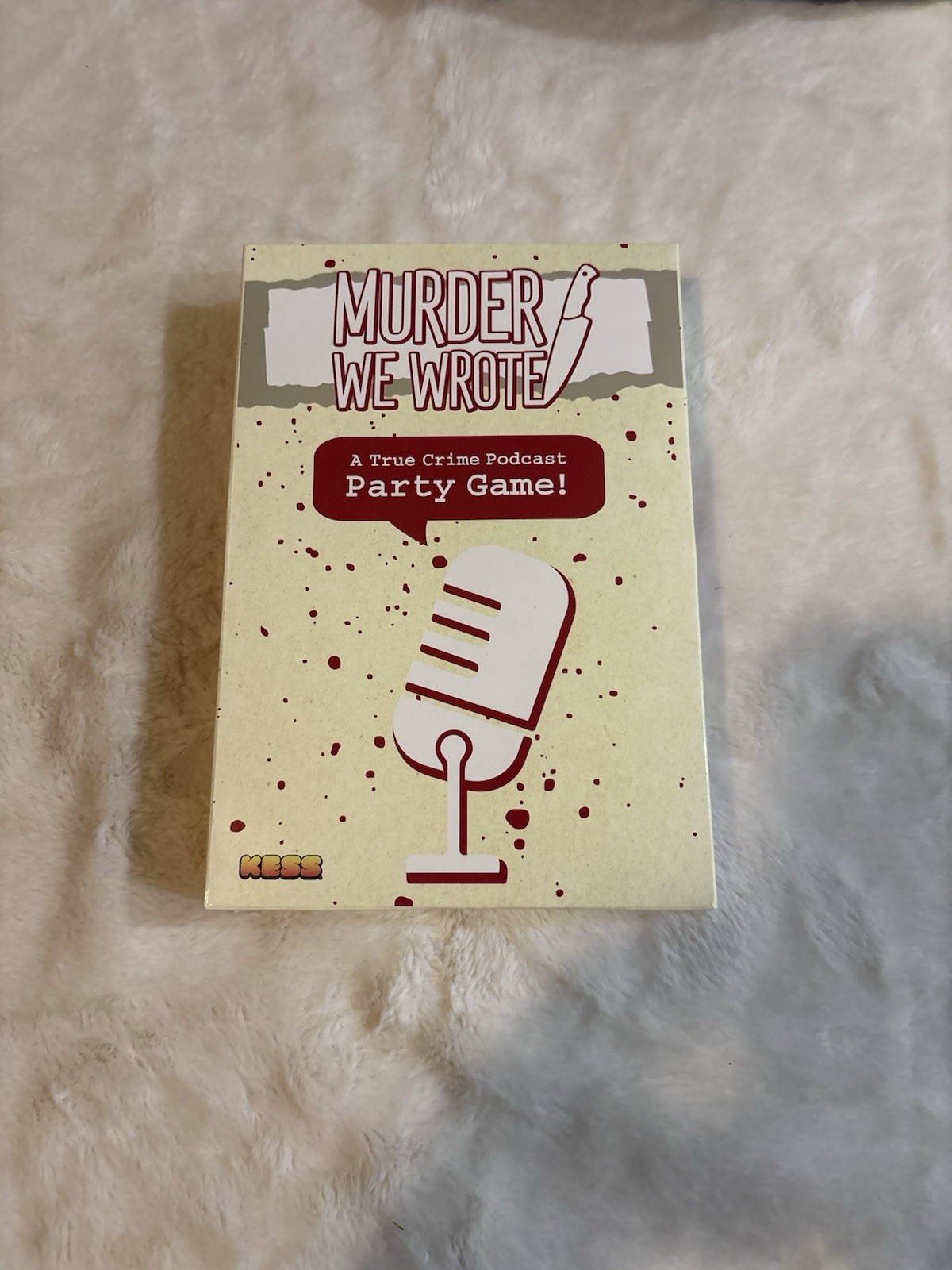 Murder We Wrote A True Crime Podcast Party Game KESS Adult Card Game NIB