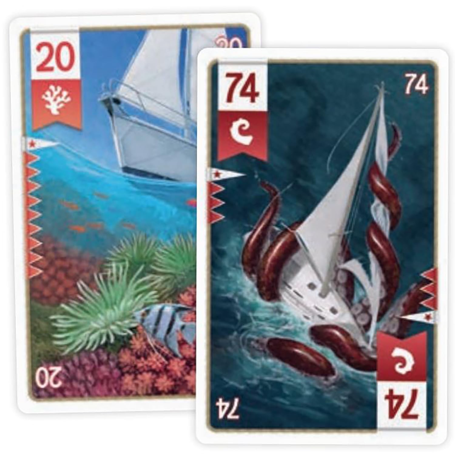 Seas Of Strife Nautical Trick Taking Card Game For 3 To 6 Players 30 To 60 Min
