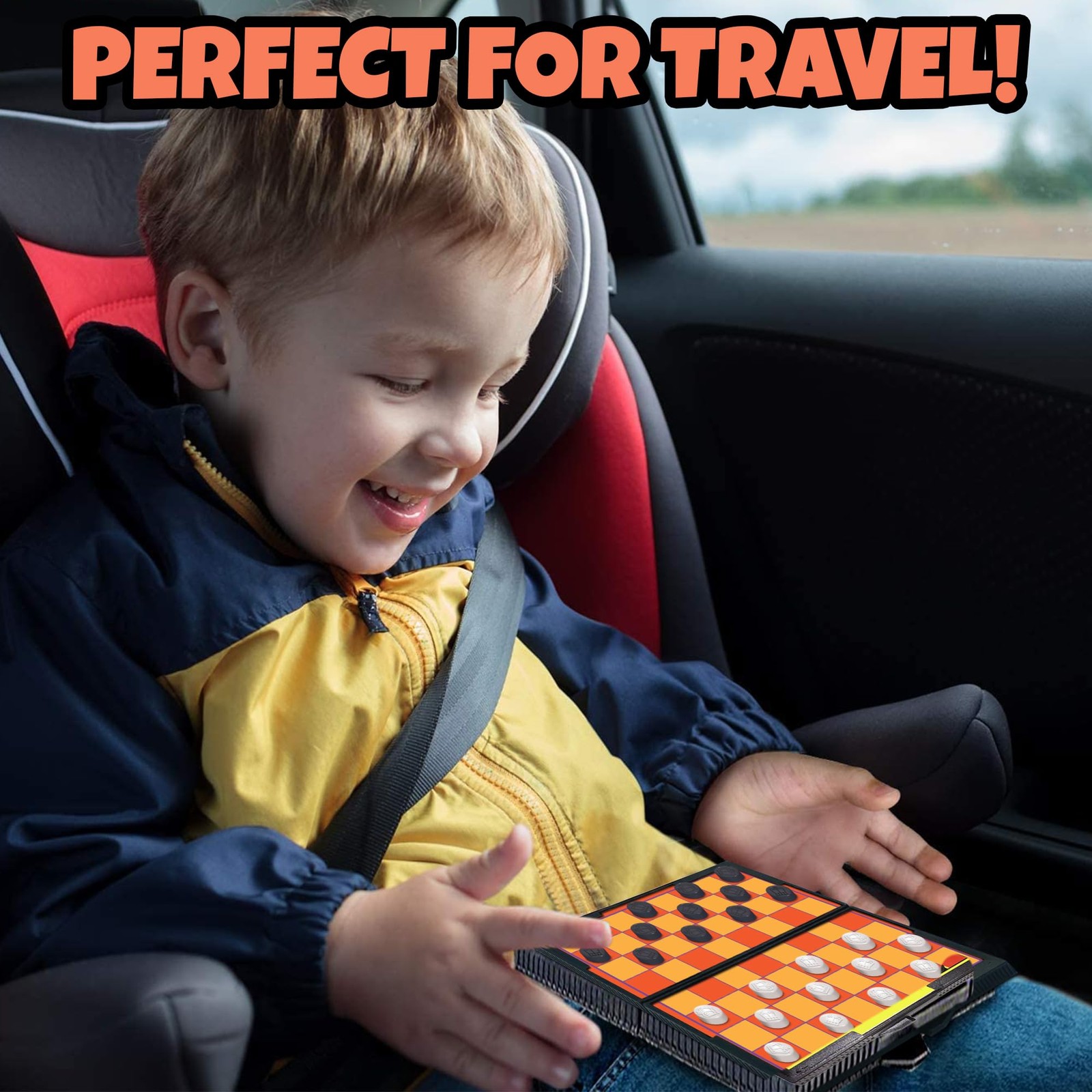 12 Pack Magnetic Travel Games for Kids Compact Road Trip Game Set