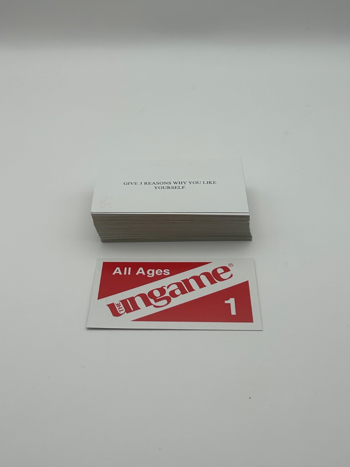 Ungame All Ages Card Deck 1989 Talicor Pocket Size Version Vintage