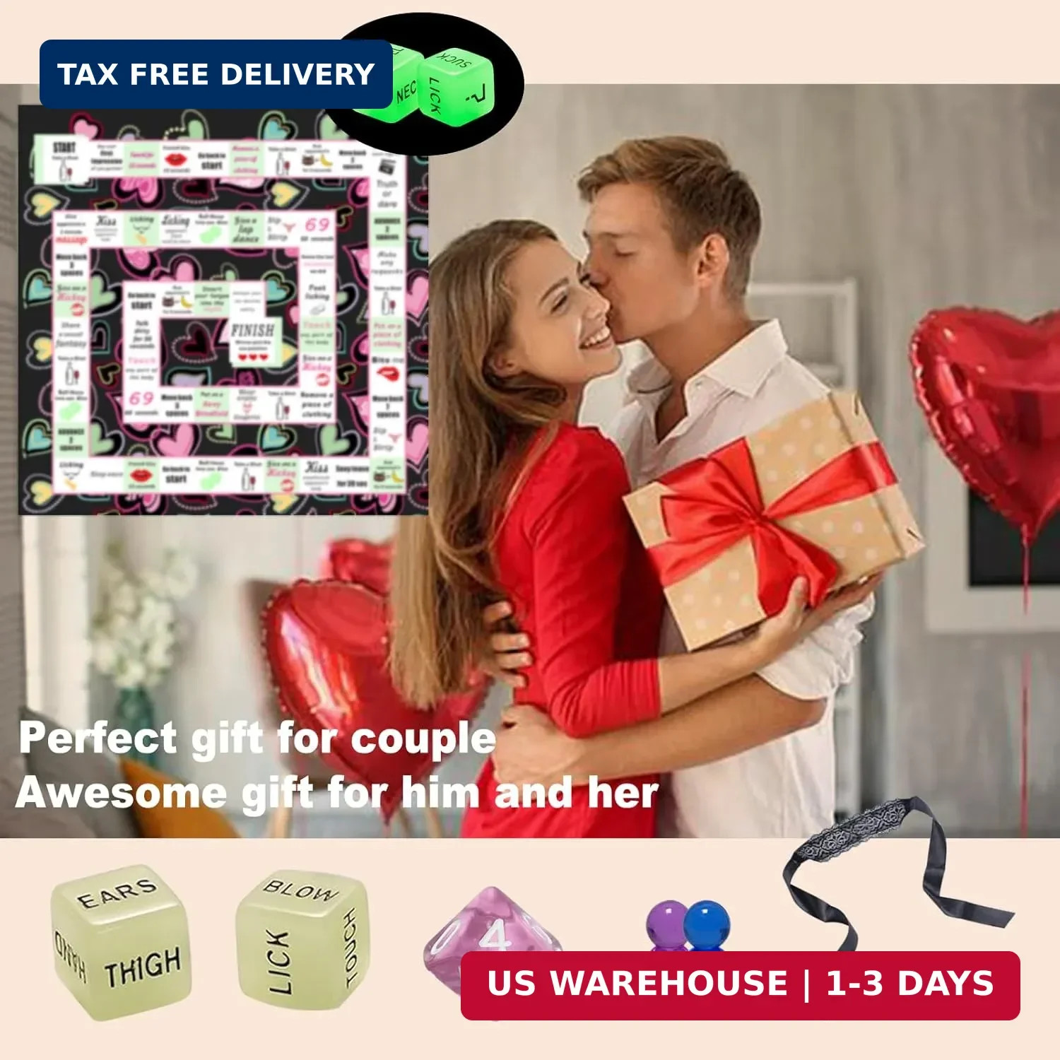 Couple Board Game for Date Night – Romantic Couple Games for Date Night Sex Game