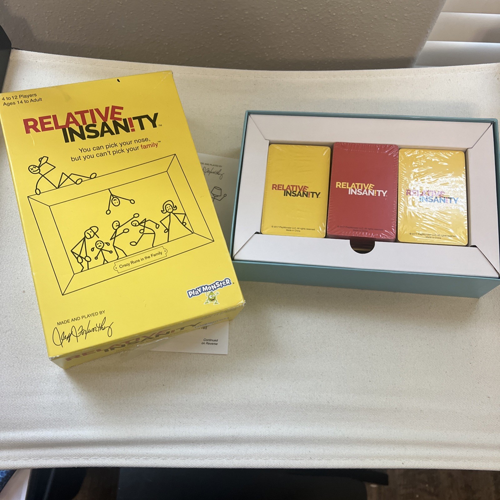 Relative Insanity Game -Jeff Foxworthy- Brand New Factory Sealed Cards