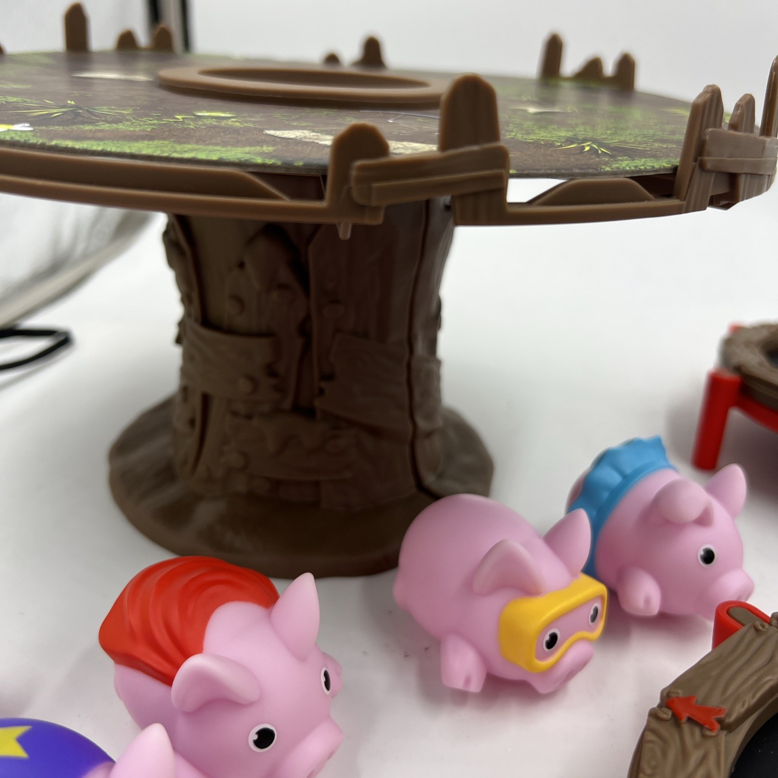 Pigs on Trampolines Board Games Family Game, Kids Multi-Player, 1 thing broke