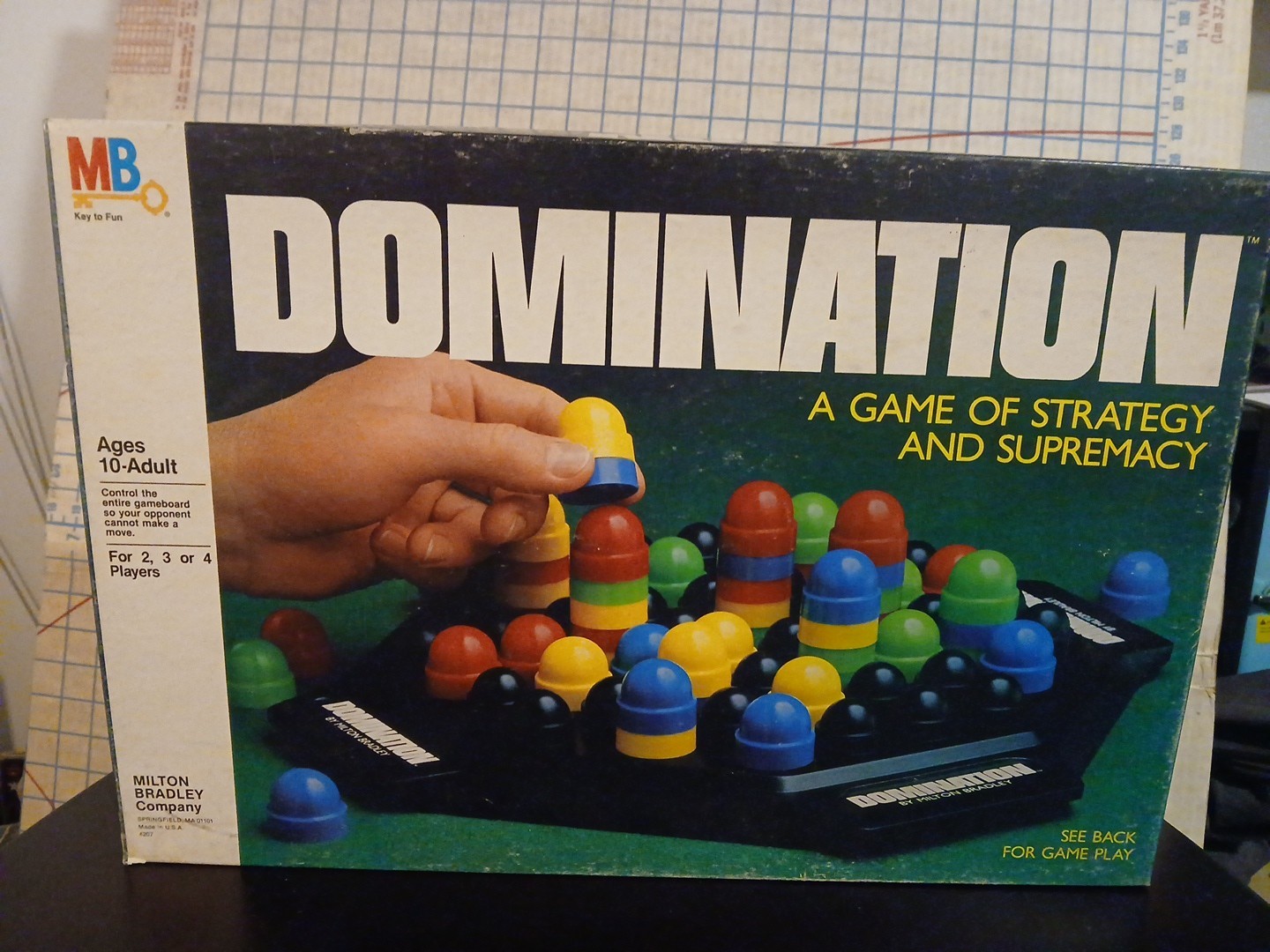 Domination Board Game by Milton Bradley 1982