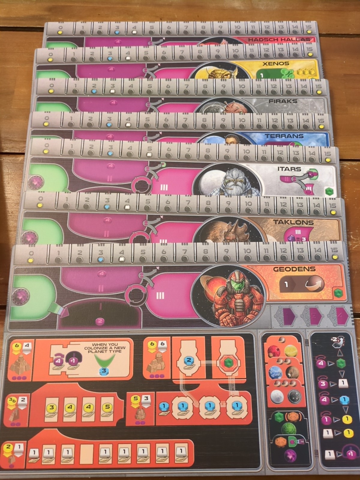 *Missing 1 Piece* Gaia Project Board Game With Folded Insert Z-Man Games