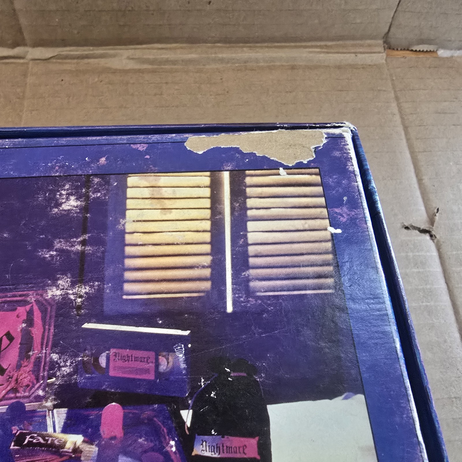 Vintage 1991 Chieftain Games Nightmare Video Board Gane VHS Complete