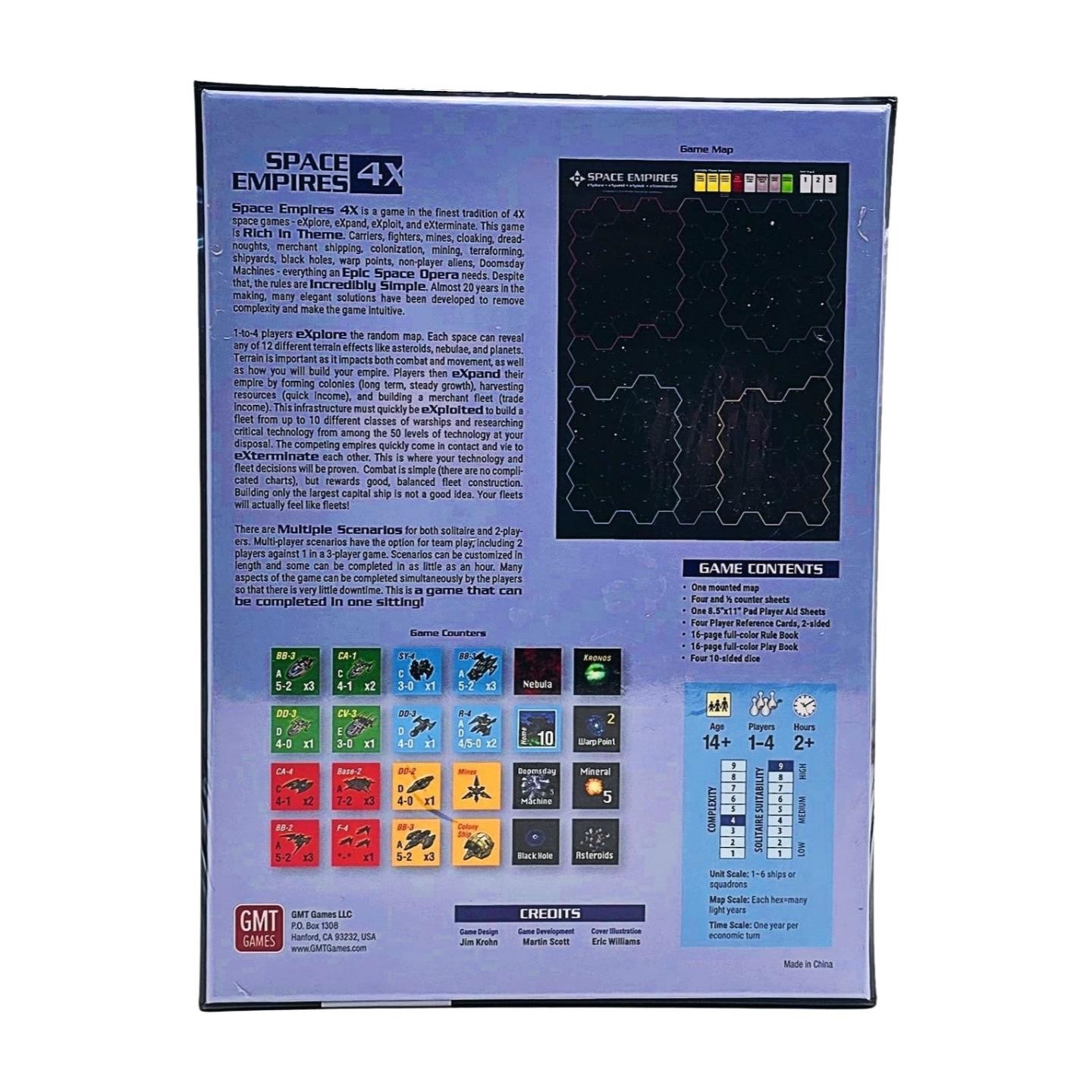 Space Empires 4x 5th Printing by GMT Games – SEALED